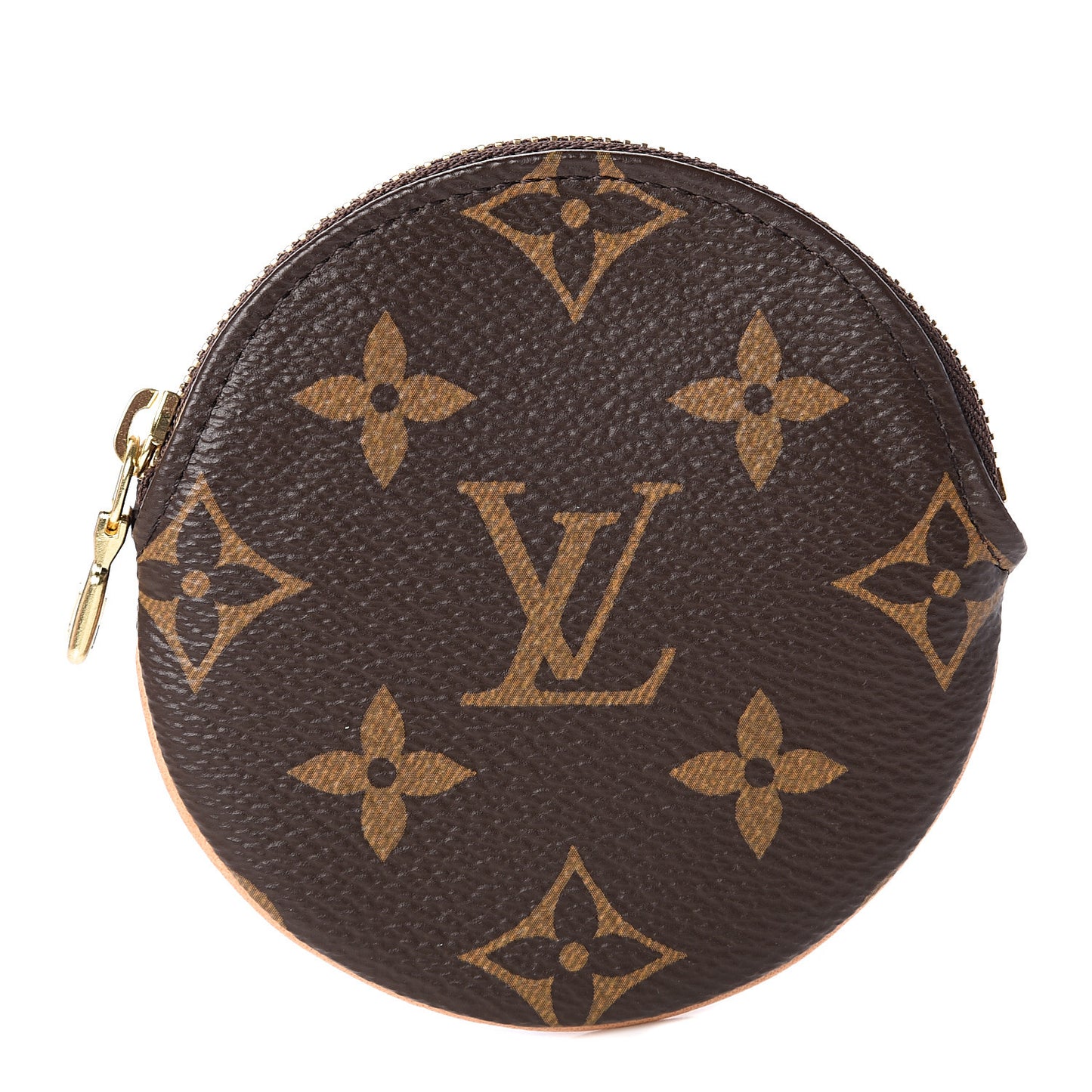 Monogram Round Coin Purse