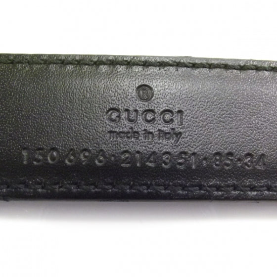Patent Chain Belt Black 34