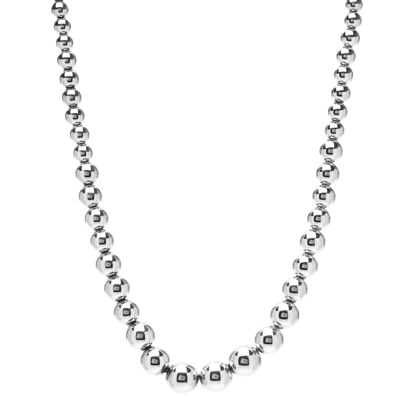 Sterling Silver HardWear Graduated Ball Necklace