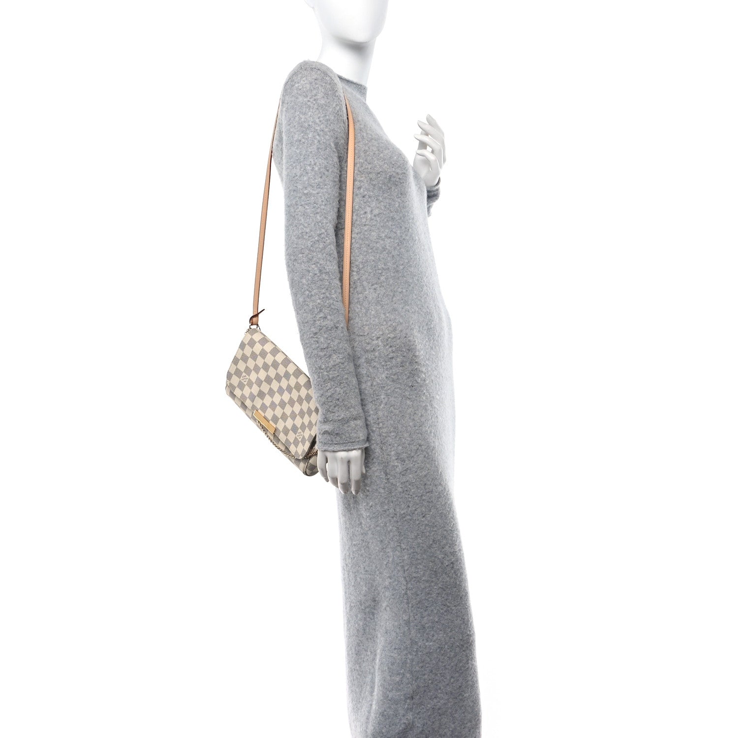 Louis Vuitton Damier Azur Favorite MM 2 of 9
