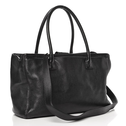 Chanel Calfskin Cerf Executive Shopper Tote Black 4 of 29