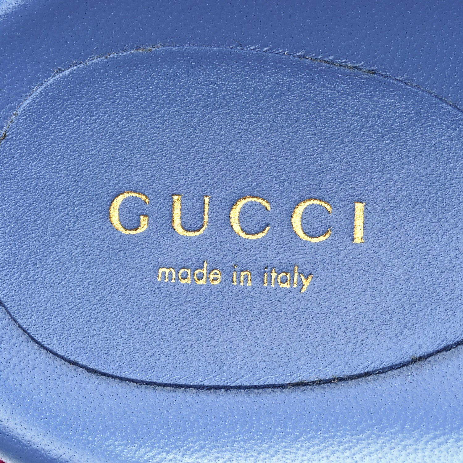 Gucci GG Supreme Joy Monogram Angelina Platform Slide Sandals 38.5 Fuxia Blue 7 of 9