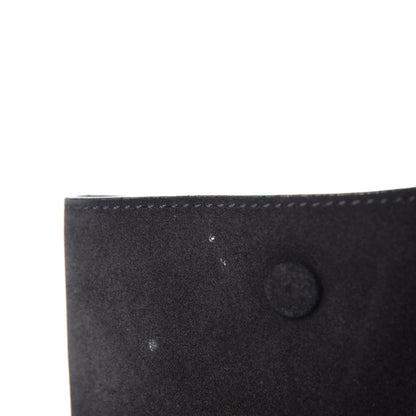 Celine Drummed Calfskin Suede Small Trapeze Black 9 of 14