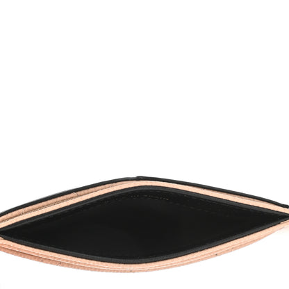 Chanel Caviar Quilted Filigree Card Holder Beige Black 5 of 7