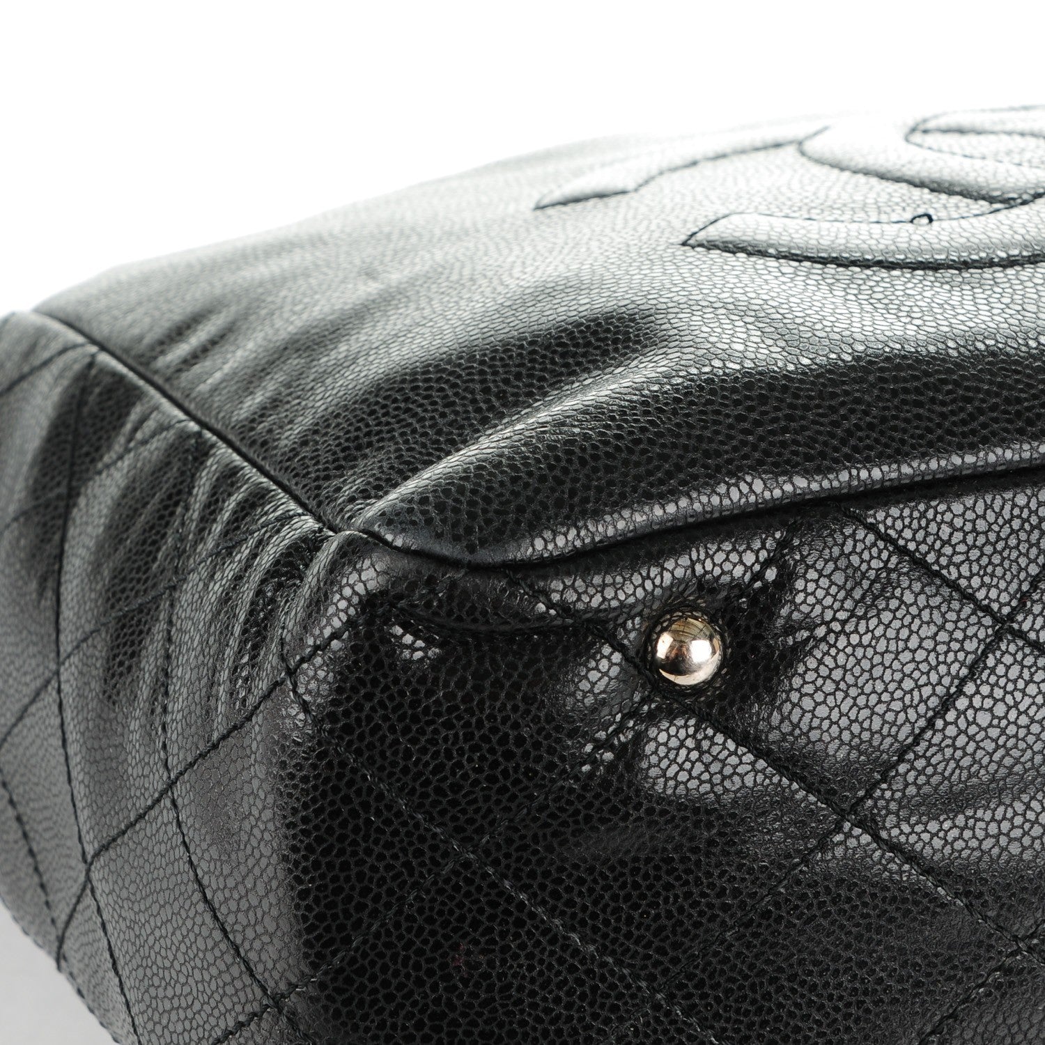 Chanel Soft Caviar Large Timeless CC Shopping Tote Black 5 of 8