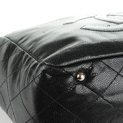 Chanel Soft Caviar Large Timeless CC Shopping Tote Black 5 of 8