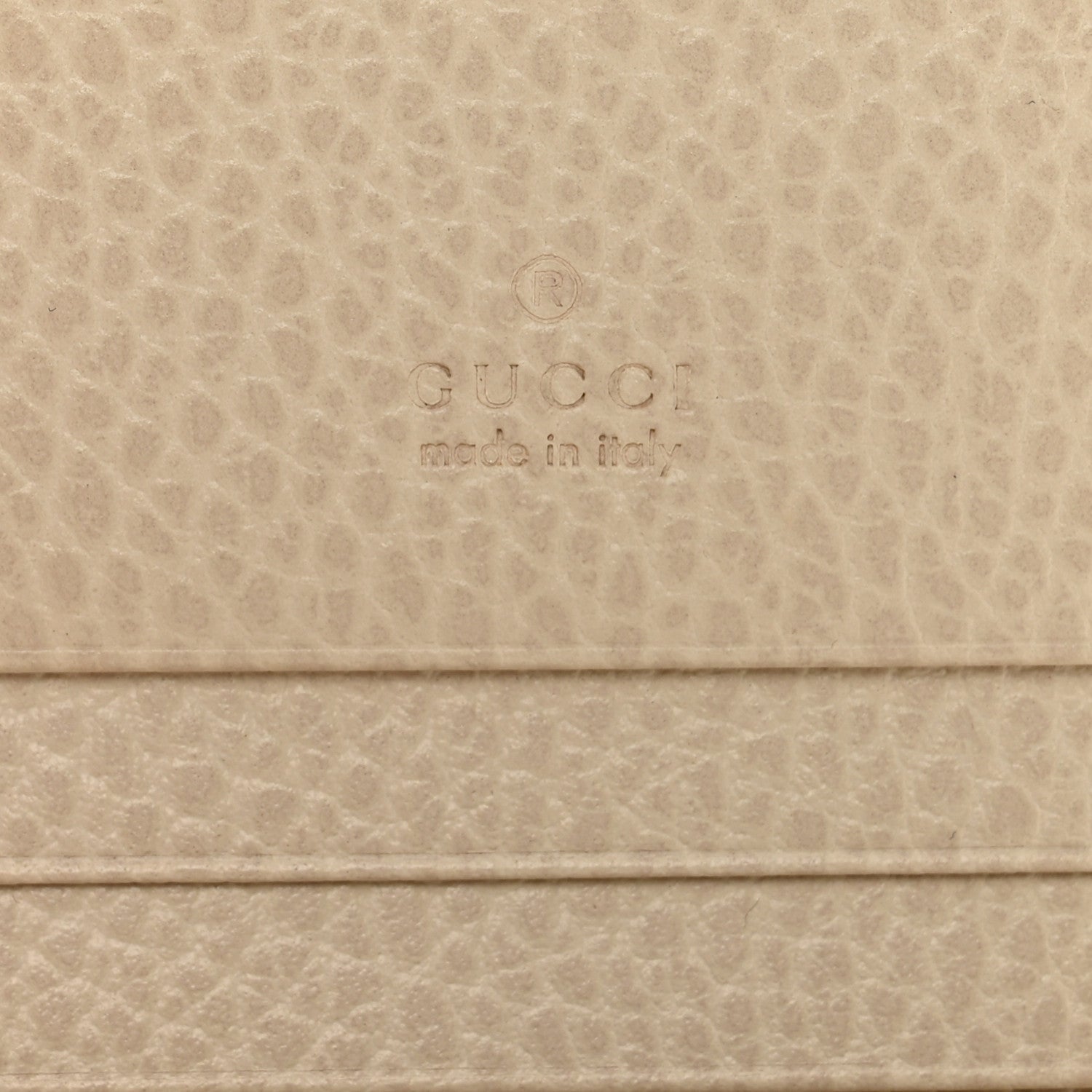 Gucci Dollar Calfskin GG Supreme Monogram GG Marmont Card Case Mystic White Beige Ebony 6 of 7