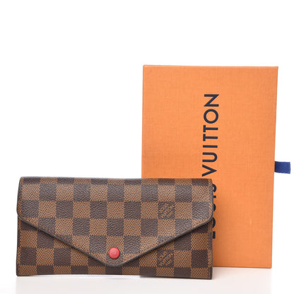 Louis Vuitton Damier Ebene Josephine Wallet Red 12 of 12