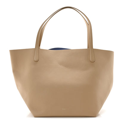 Mansur Gavriel Supple Calfskin Everyday Soft Tote Sandstone Cornflower 1 of 11