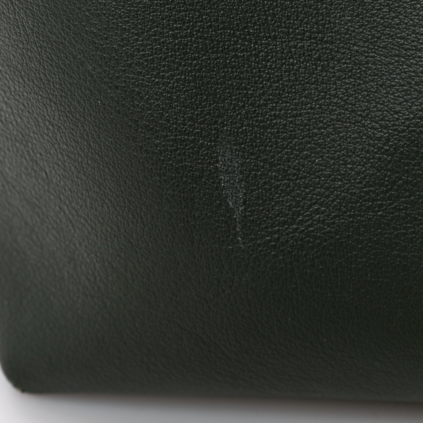 Calfskin Large Shopping Tote Dark Green