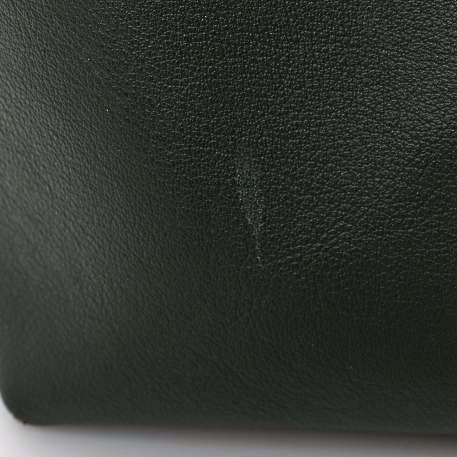 Saint Laurent Calfskin Large Shopping Tote Dark Green 13 of 13