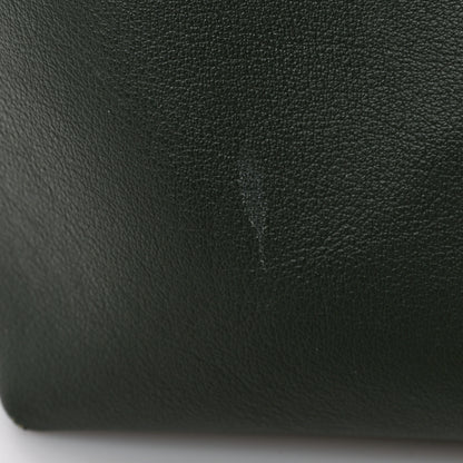 Saint Laurent Calfskin Large Shopping Tote Dark Green 13 of 13