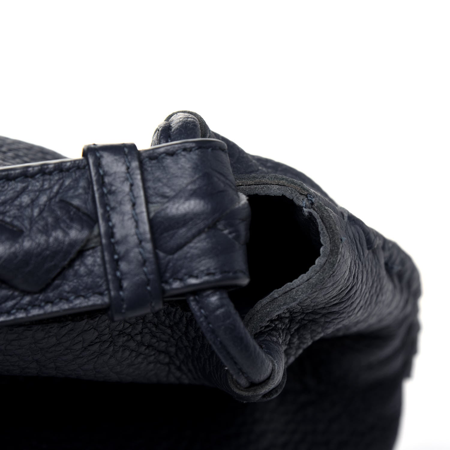 Bottega Veneta Washed Cervo Deerskin Large Hobo Denim 10 of 20
