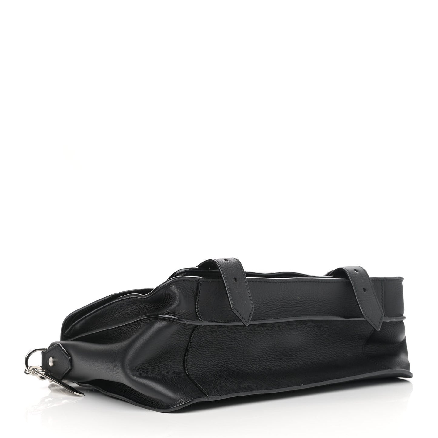 Soft Grainy Calfskin Medium PS1 Satchel Black
