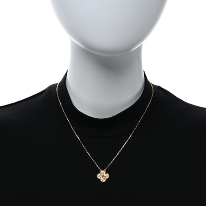 Van Cleef & Arpels 18K Yellow Gold Vintage Alhambra Pendant Necklace 2 of 5