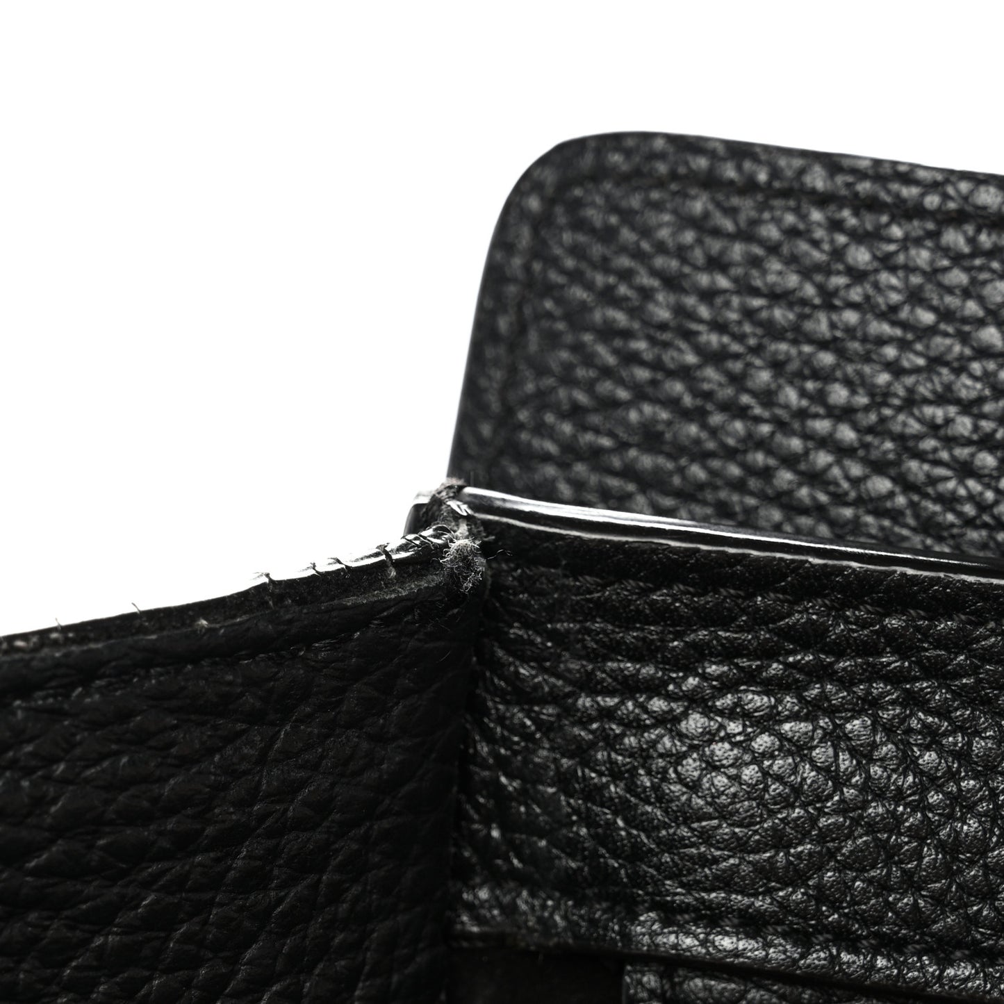 Drummed Calfskin Mini Luggage Black