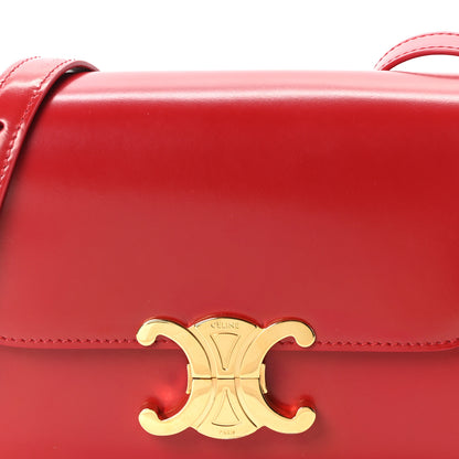 Celine Shiny Calfskin Teen Triomphe Red 8 of 11