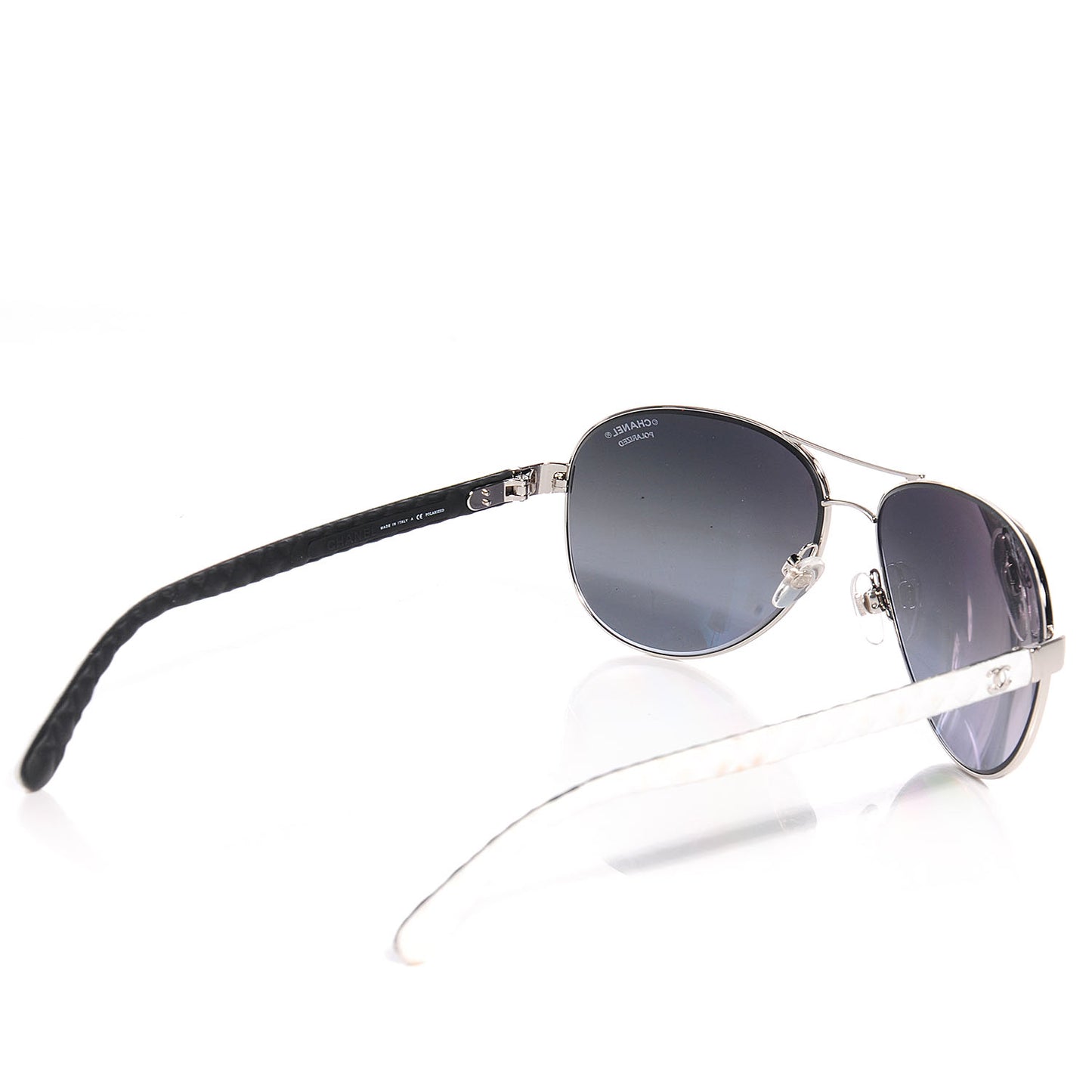 Aviator Sunglasses Polarized 4204-Q White