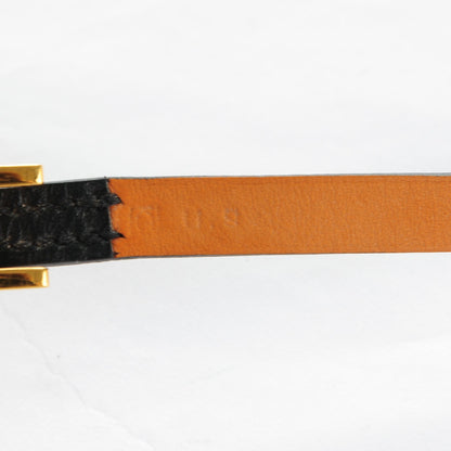 Hermes Chamonix Hapi 3 MM Triple Tour Wrap Bracelet M Black 8 of 8