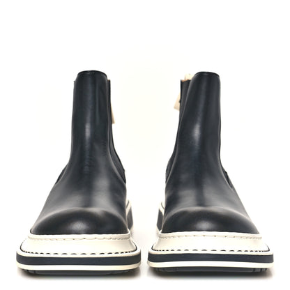 Loewe Calfskin Logo Chelsea Mens Boots 38 Black 2 of 9