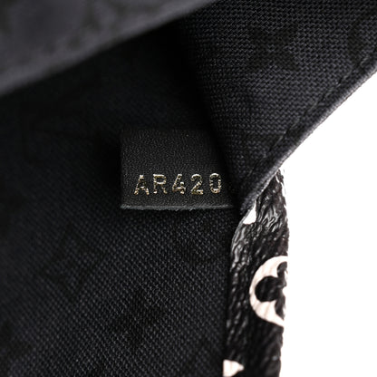 Louis Vuitton Monogram Giant Crafty Neverfull MM Creme Rouge Black 8 of 11