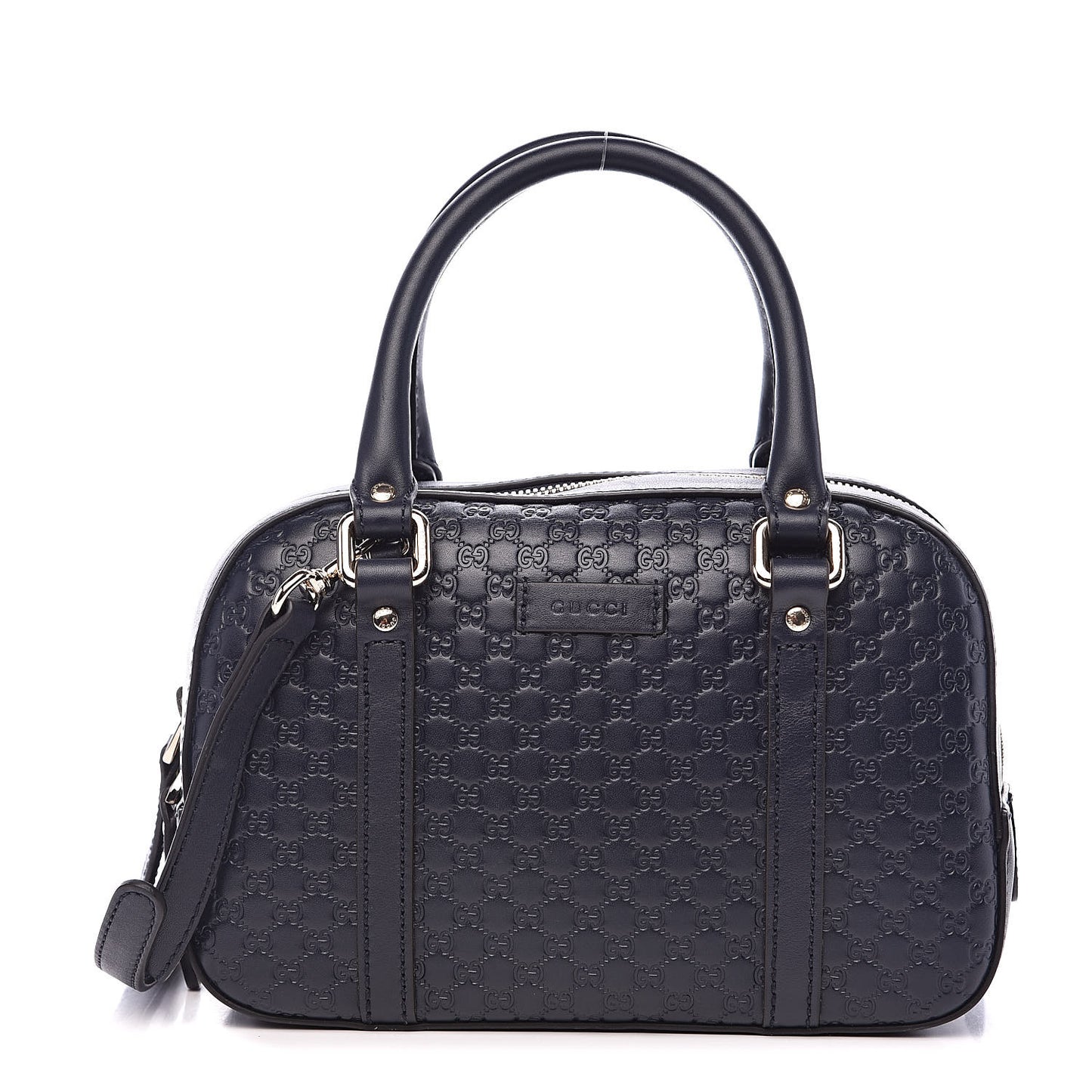 Soft Microguccissima Small Crossbody Bag Blue