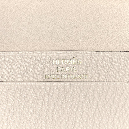 Hermes Chevre Mysore Mini Bearn Wallet Nata 6 of 10