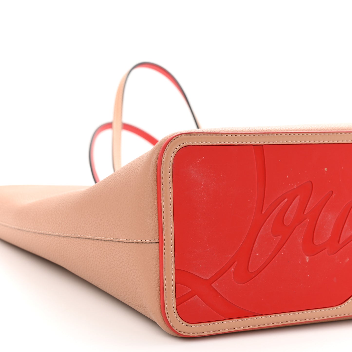 Calfskin Spikes East West Cabata Tote Nude