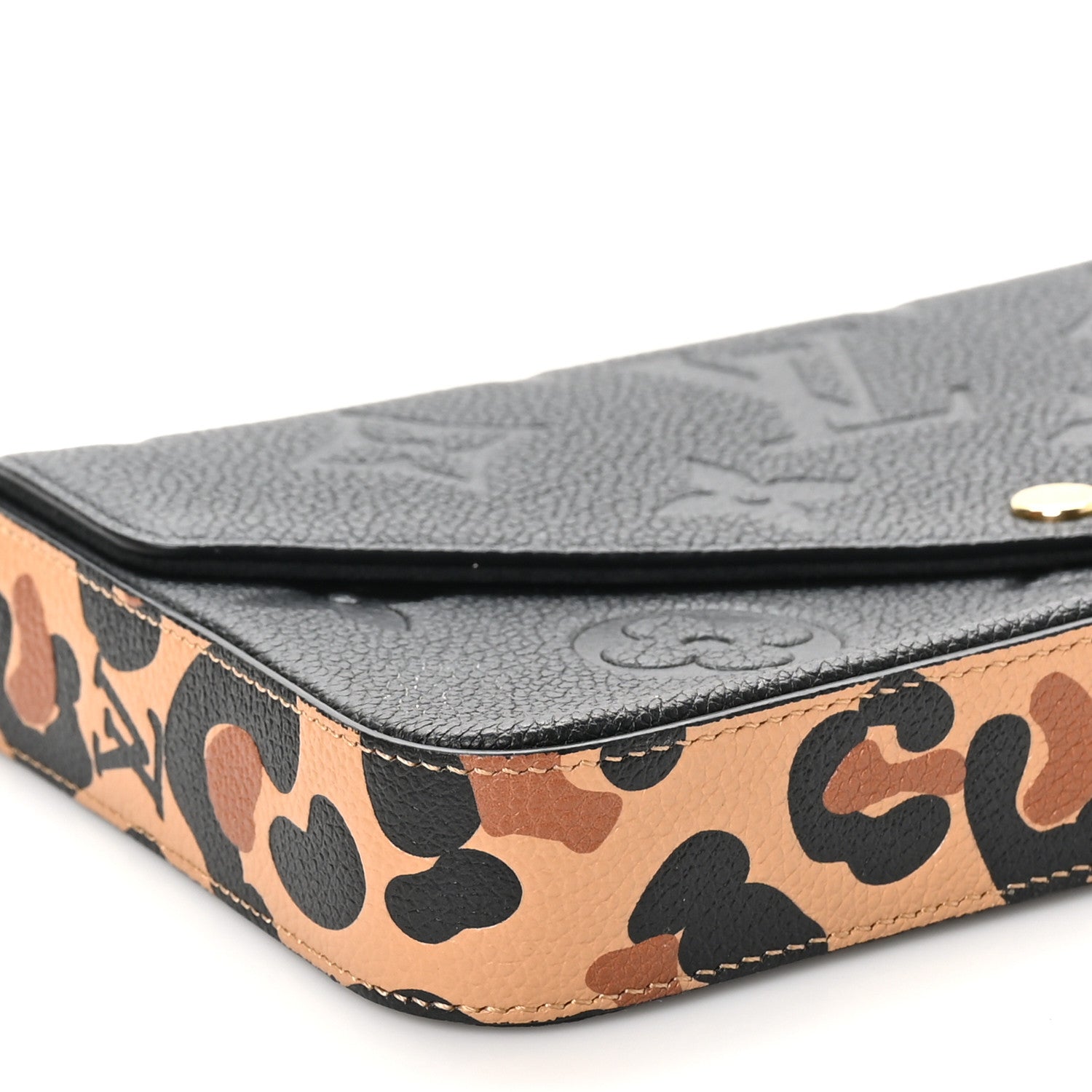Louis Vuitton Empreinte Monogram Giant Wild At Heart Felicie Pochette Black 7 of 10