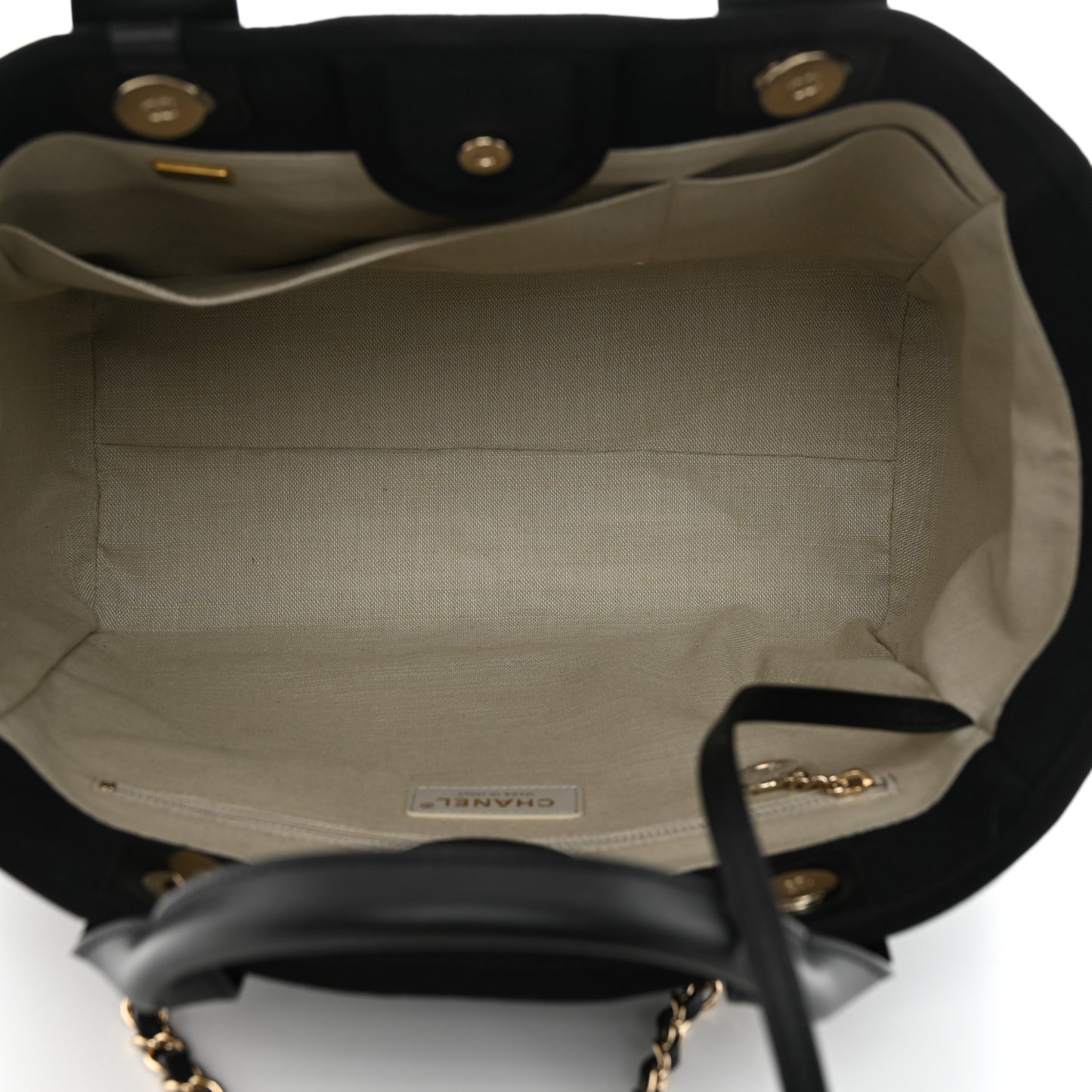 Mixed Fibers Small Deauville Tote Black