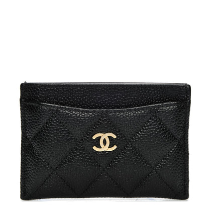 Chanel Caviar Quilted Card Holder Black 1 of 7