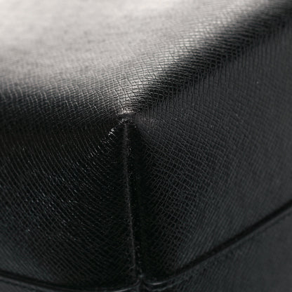 Saint Laurent Calfskin Large Shopping Tote Black 10 of 13