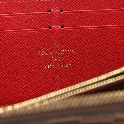 Louis Vuitton Damier Ebene Clemence Wallet Cherry 6 of 6