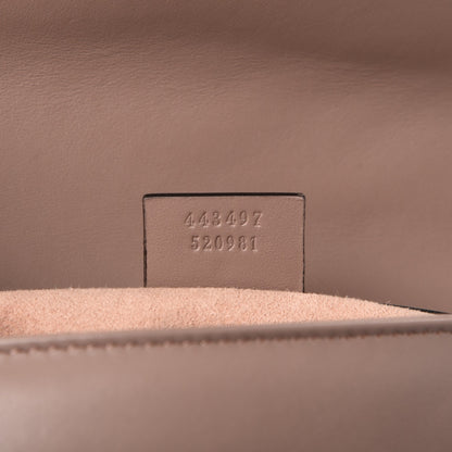 Gucci Calfskin Matelasse Small GG Marmont Shoulder Bag Porcelain Rose 7 of 7