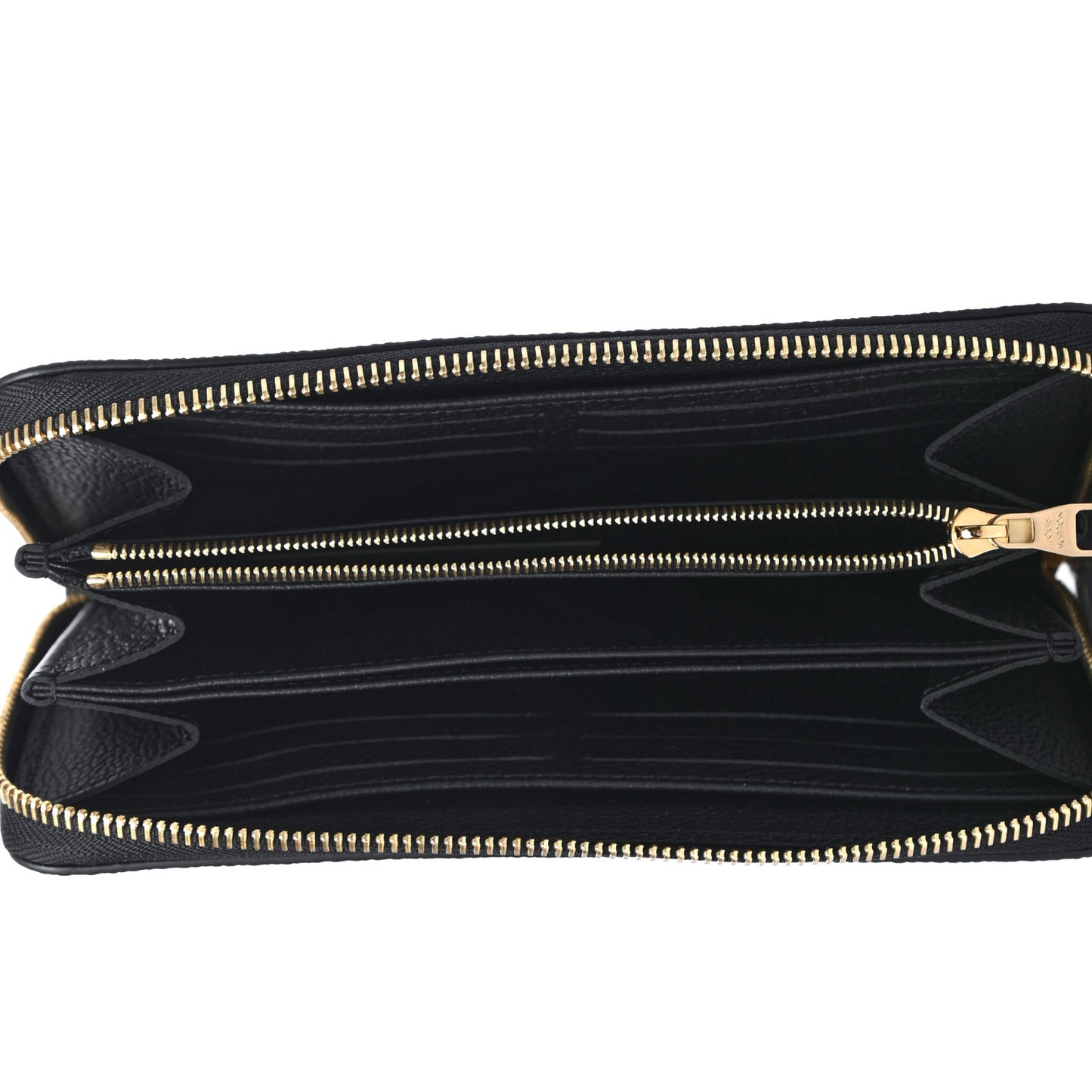 Empreinte Monogram Giant Zippy Wallet Black Beige