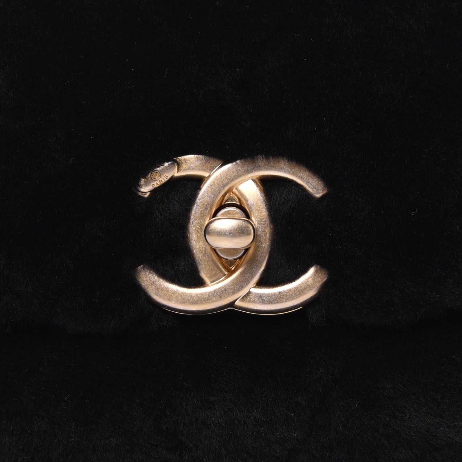 Chanel Shearling Quilted Single Flap Black 12 of 15