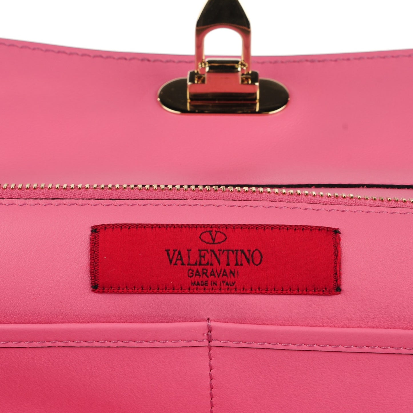 Vitello Medium Rockstud Tote Ninphea