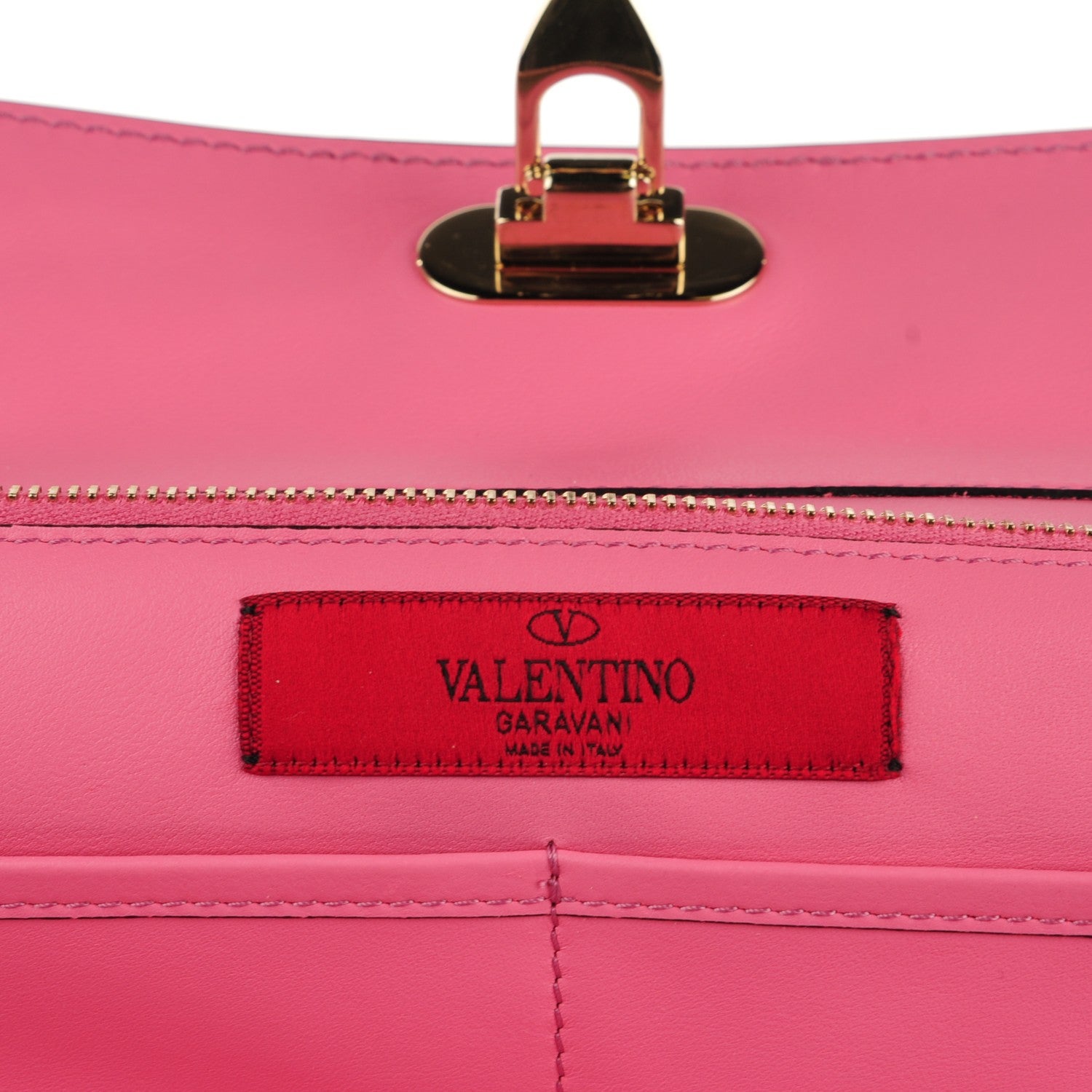 Valentino Garavani Vitello Medium Rockstud Tote Ninphea 5 of 6