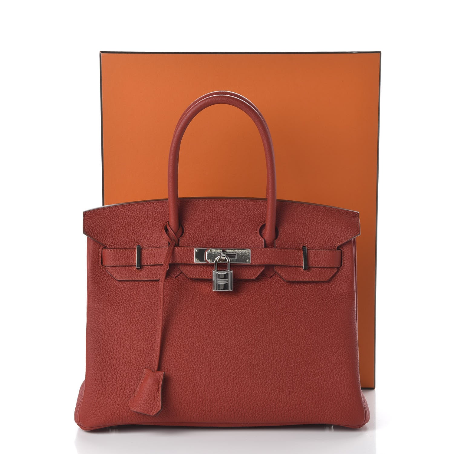 Hermes Togo Birkin 30 Vermillion 11 of 11