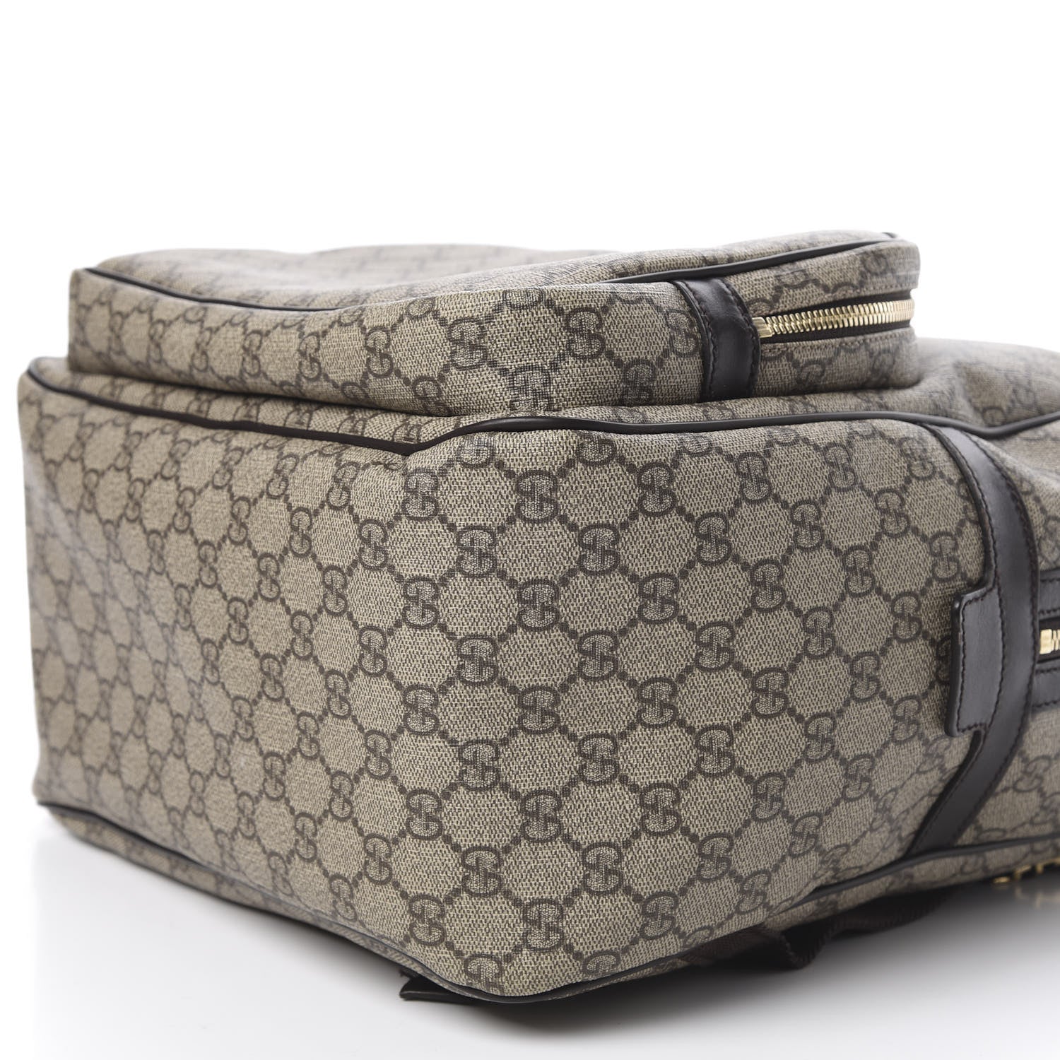 Gucci GG Supreme Monogram Large Day Backpack Brown 6 of 9