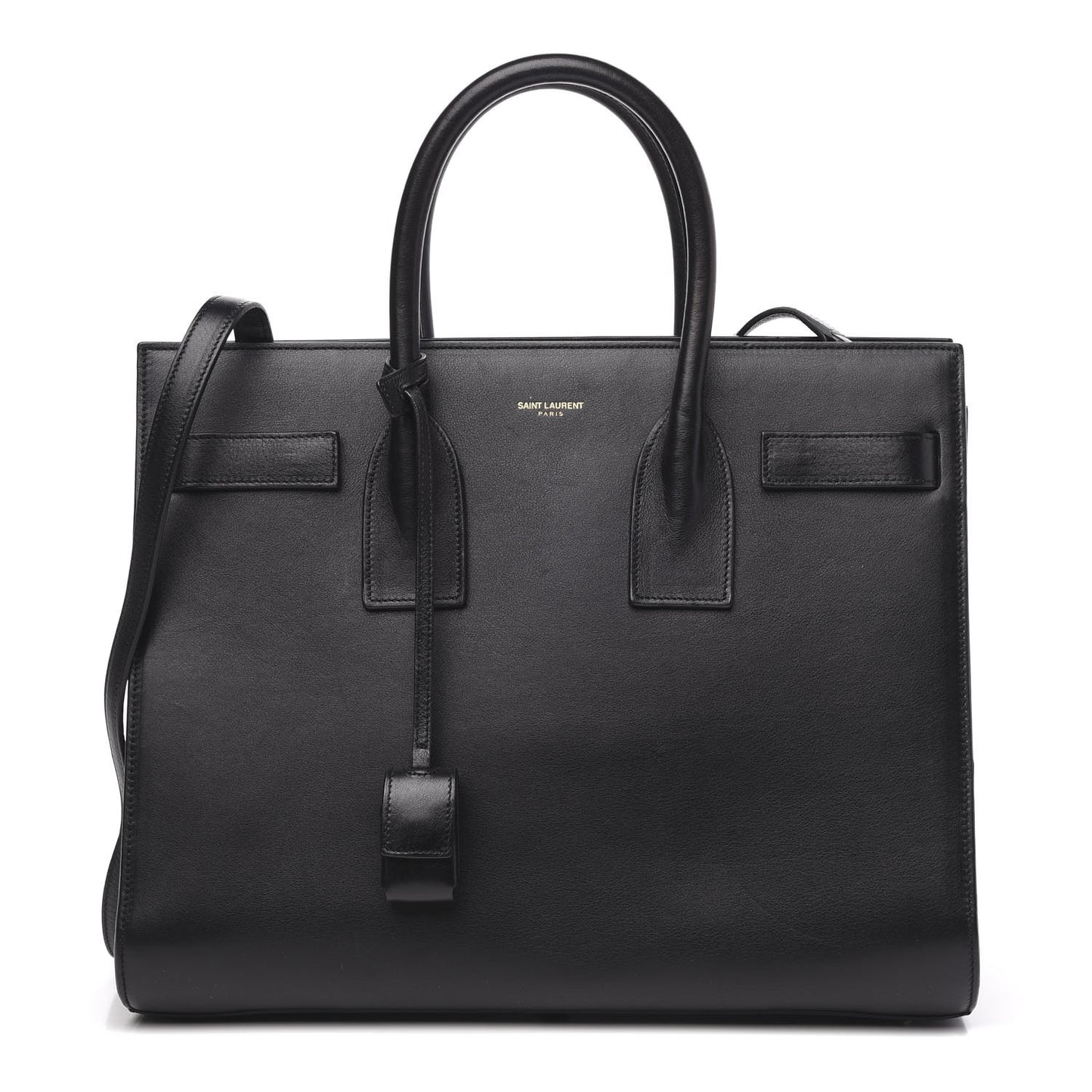 Calfskin Small Sac De Jour Black
