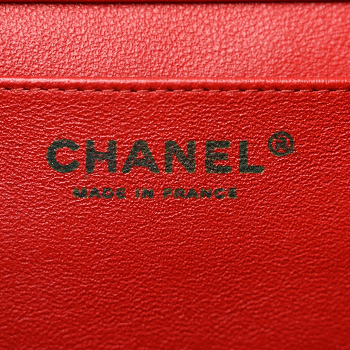 Lambskin Quilted Clutch With Chain Flap Red