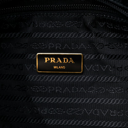 Prada Tessuto Nylon Collage Impossible True Love Printed Tote Blue 6 of 11