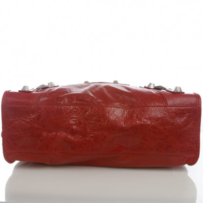 Balenciaga Chevre Giant City True Red 3 of 13