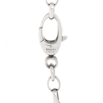 Gucci Sterling Silver Interlocking Circle GG Pendant Necklace 4 of 5
