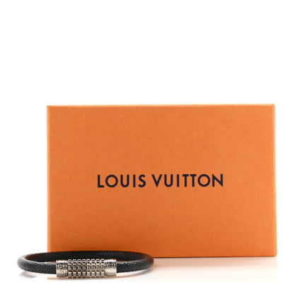 Louis Vuitton Damier Graphite Digit Bracelet 19 5 of 5