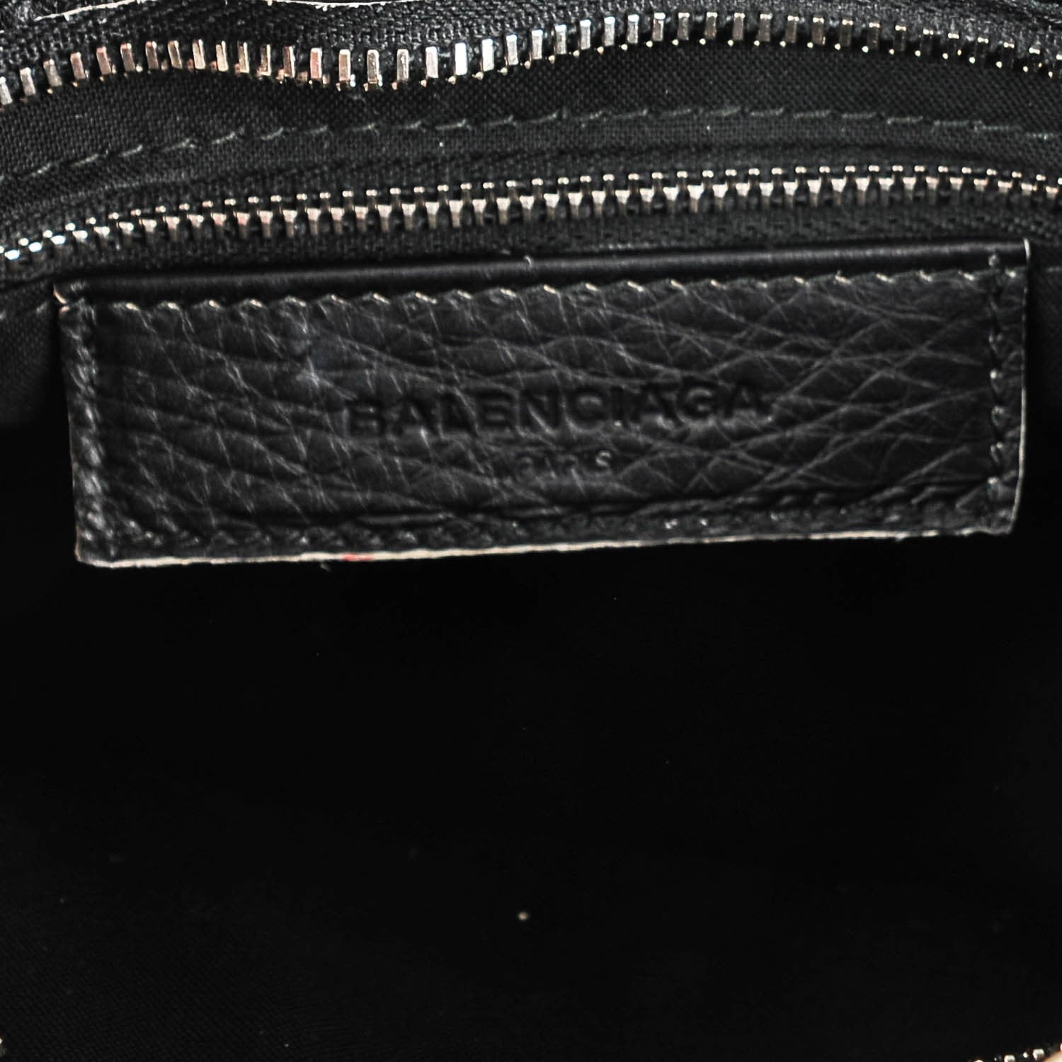 Balenciaga Supple Grained Calfskin Classic Silver Hardware Highlight Mini City Black 7 of 8