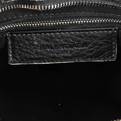 Balenciaga Supple Grained Calfskin Classic Silver Hardware Highlight Mini City Black 7 of 8