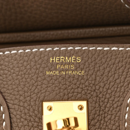 Hermes Togo Birkin 25 Etoupe 6 of 10