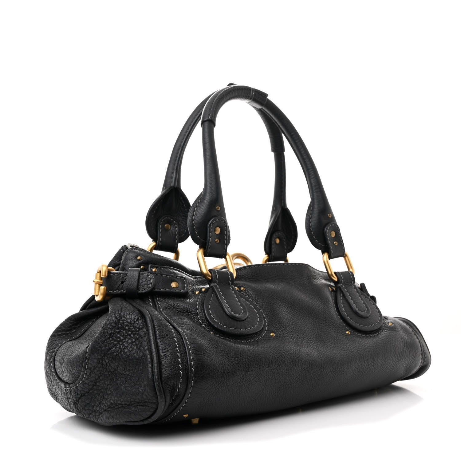 Chloe Calfskin Medium Paddington Satchel Black 3 of 9